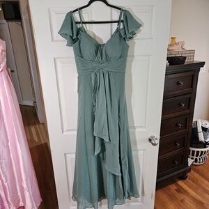 NWT Women's Dress, Evening, Formal, Sage Green, Size 8